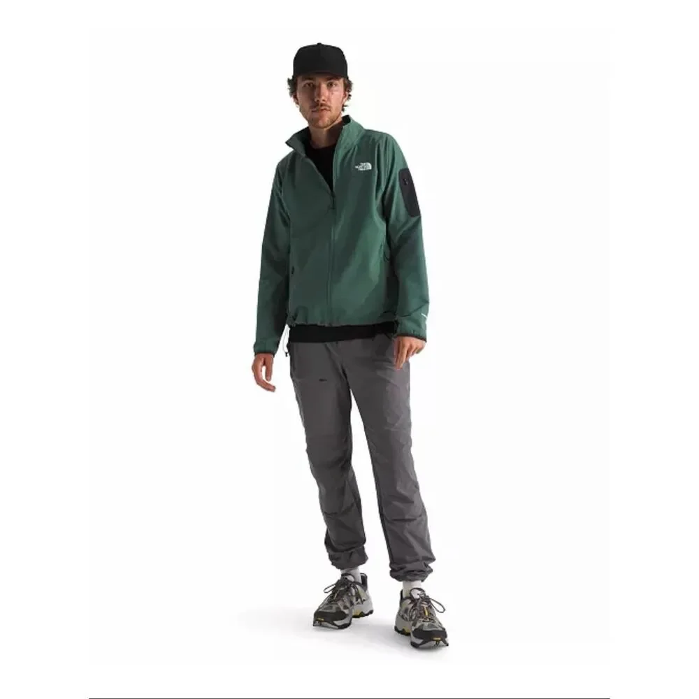 The North Face Tek Soft-Shell Approach Jacket Duck Green Medium